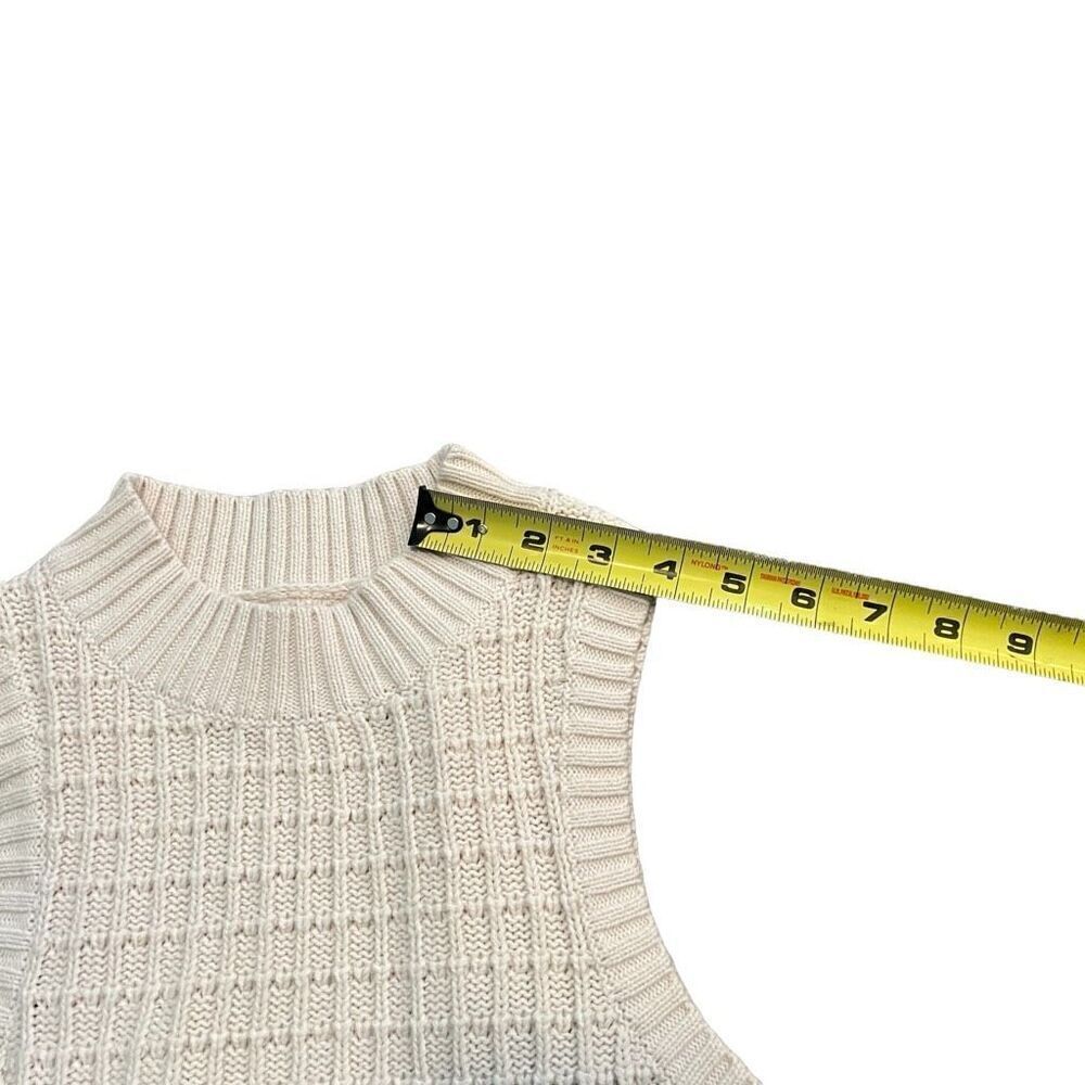 LA HEARTS Cream Knitted Vest Size S - Picture 5 of 6